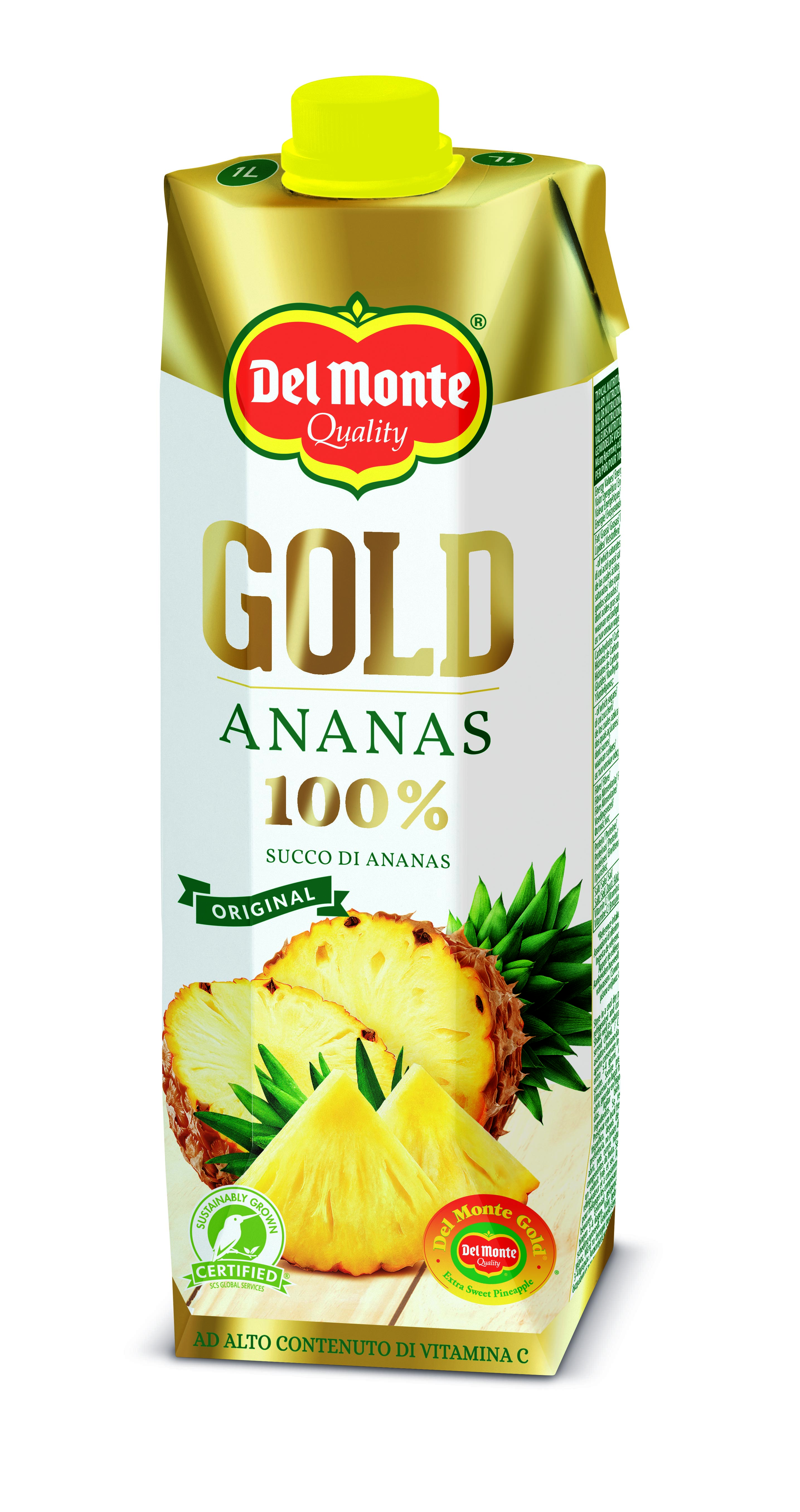 DEL MONTE Gold Ananás 100% 1l 